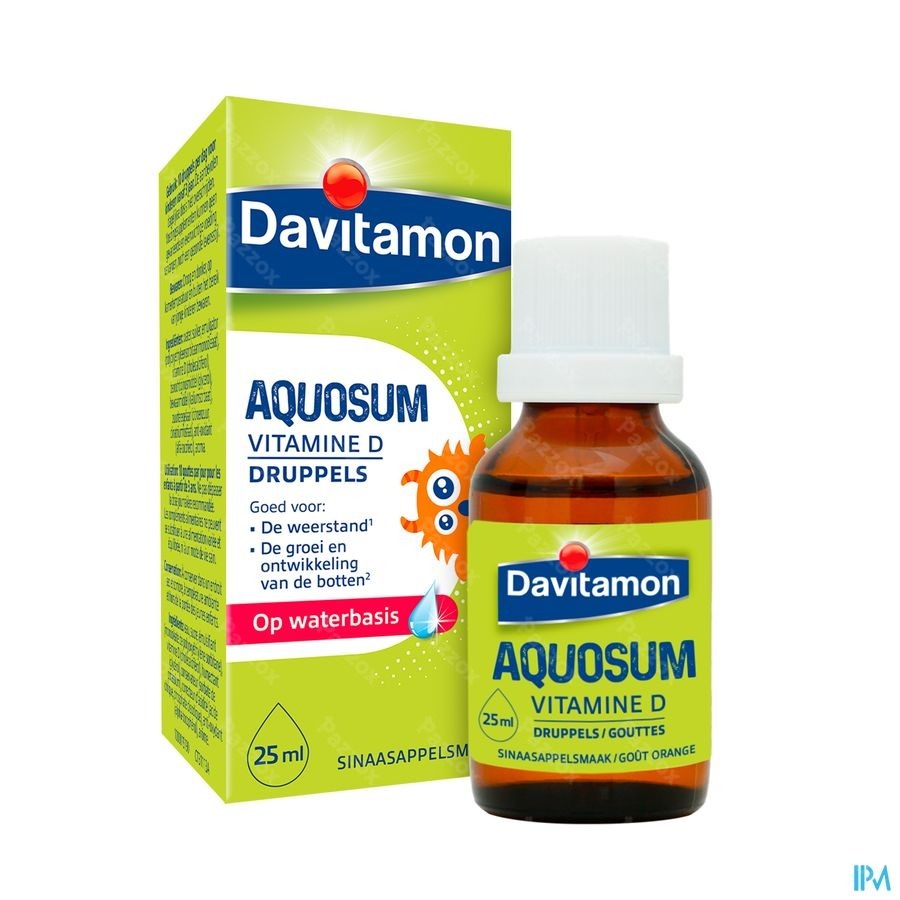 Davitamon Aquosum Vitamine D Druppels 25ml