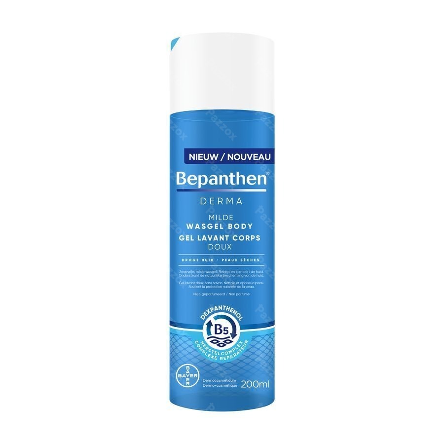 Bepanthen Derma Milde Wasgel Body 200ml