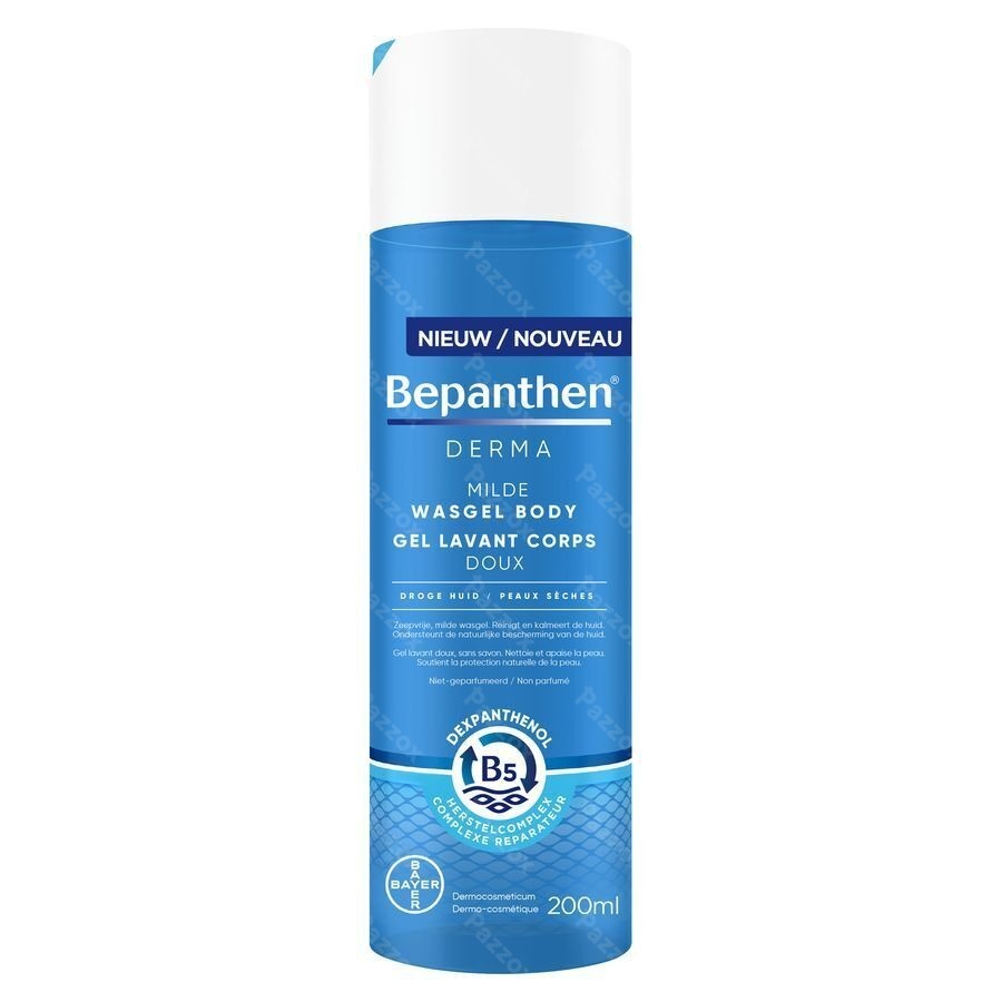 Bepanthen Derma Milde Wasgel Body 200ml