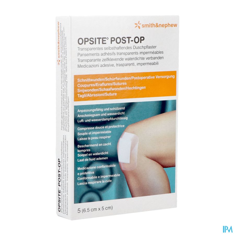 Opsite Post Op N 6,5cmx 5,0cm 5 stuks