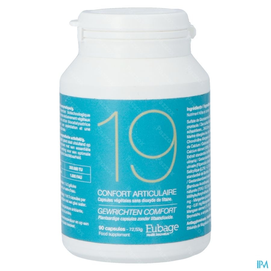 Eubage 19 Gewrichten Comfort 90 Capsules