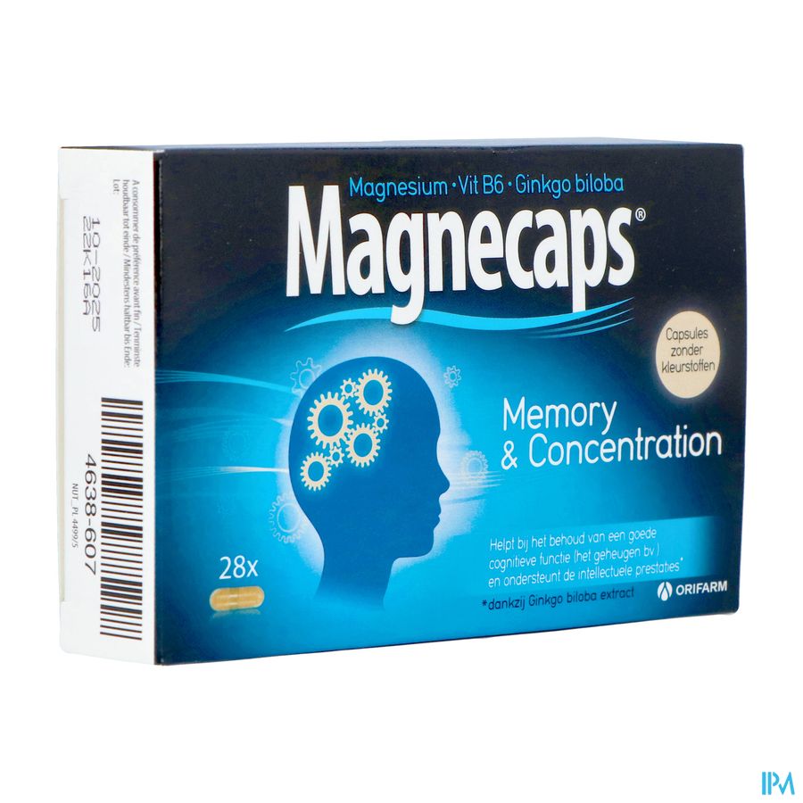 Magnecaps Geheugen en Concentratie 28 Capsules