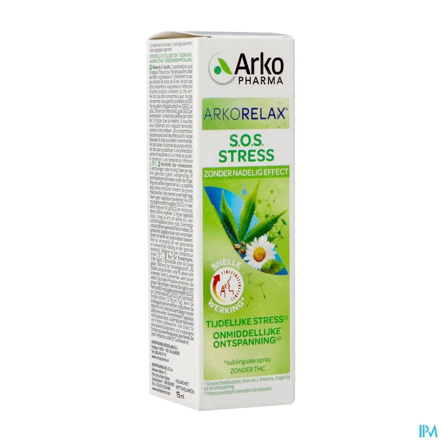Arkorelax Stress Cannabis Sativa Spray 10ml