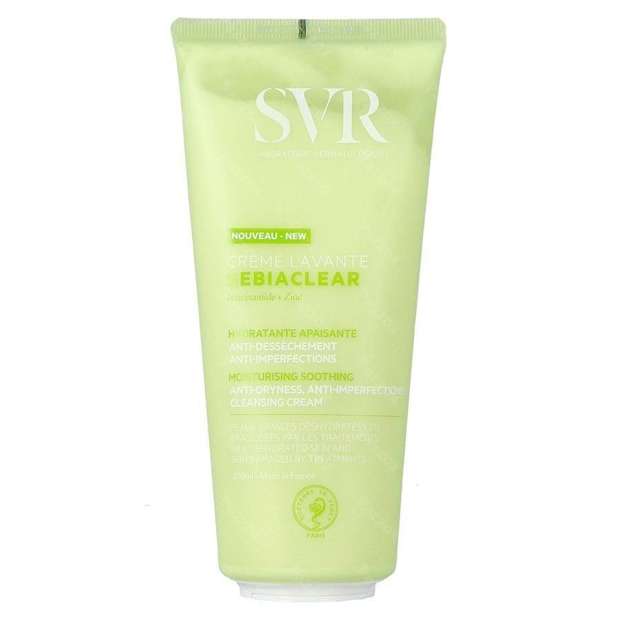 SVR Sebiaclear Reinigingscrème 200ml