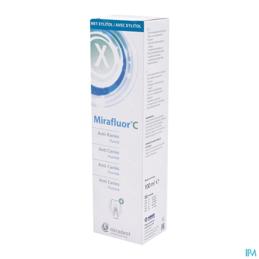 Miradent Mirafluor C Anti Cariës Tandpasta 100ml