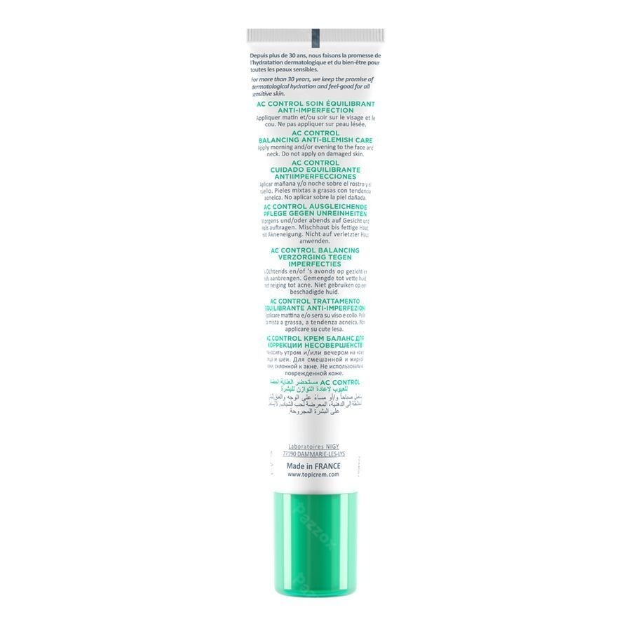 Topicrem Ac Control Balancing Verzorging Tube 40ml