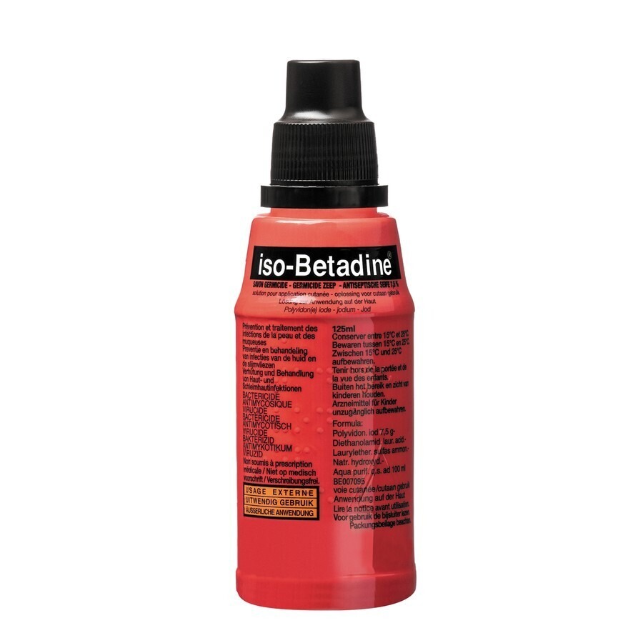 Iso Betadine Germicide Zeep 7,5% 125ml Nf