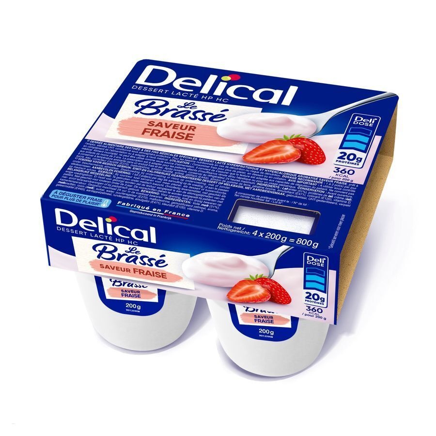 Delical Le Brasse Aardbei 4x200g