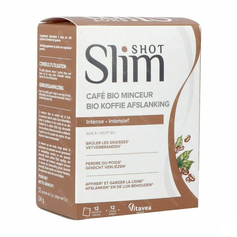 Vitavea Slimshot Koffie Bio Zakje 12