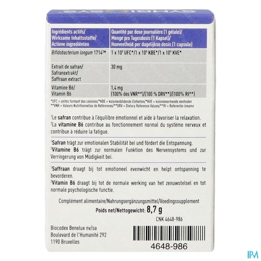 Symbiosis Serenitas 30 Capsules