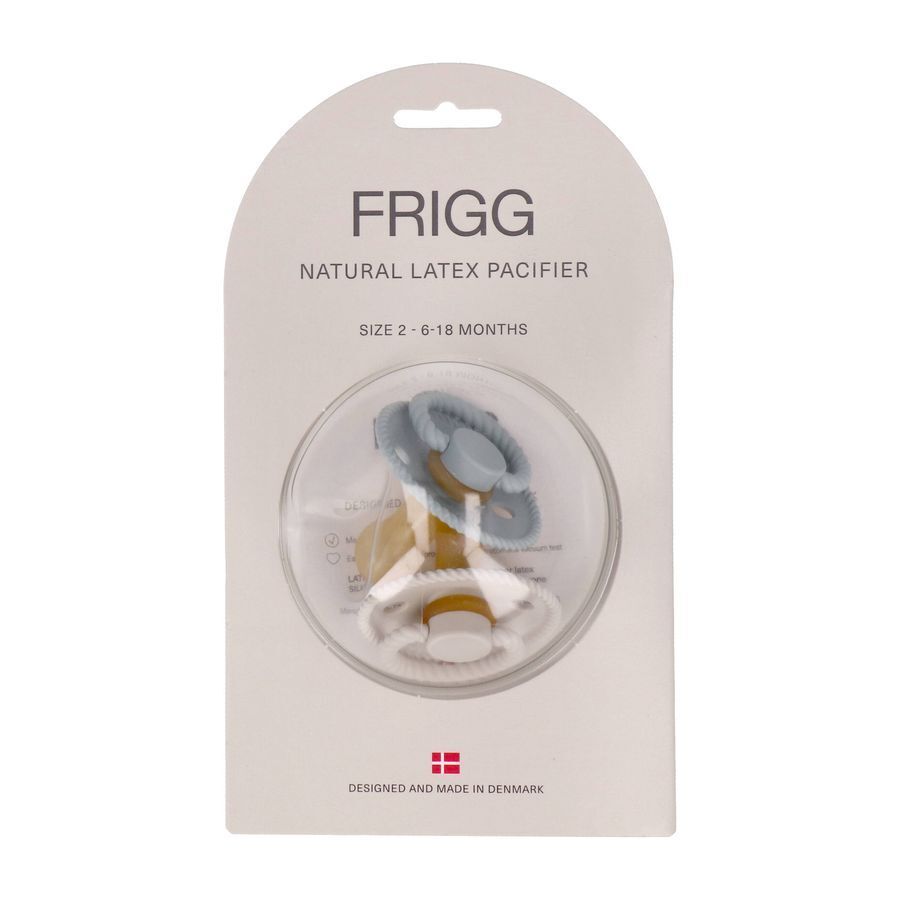 Frigg Rope Fopspenen Latex T2 Silver/grey 2