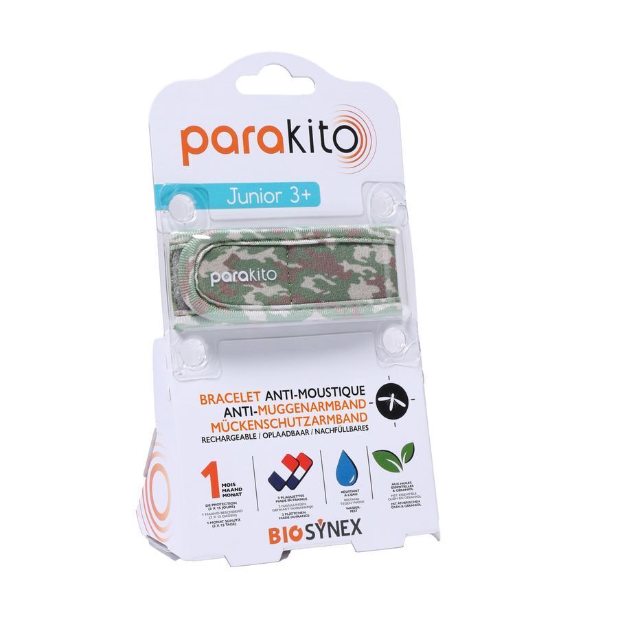 Para'kito Kids Armband Anti Muggen Camouflage