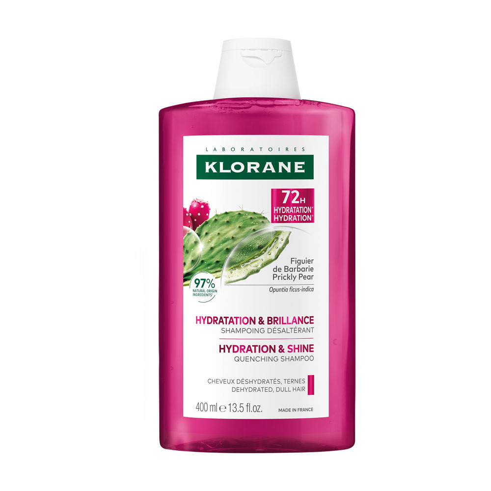 Klorane Hydratatie & Glans Dorstlessende Shampoo met Cactusvijg 400 ml