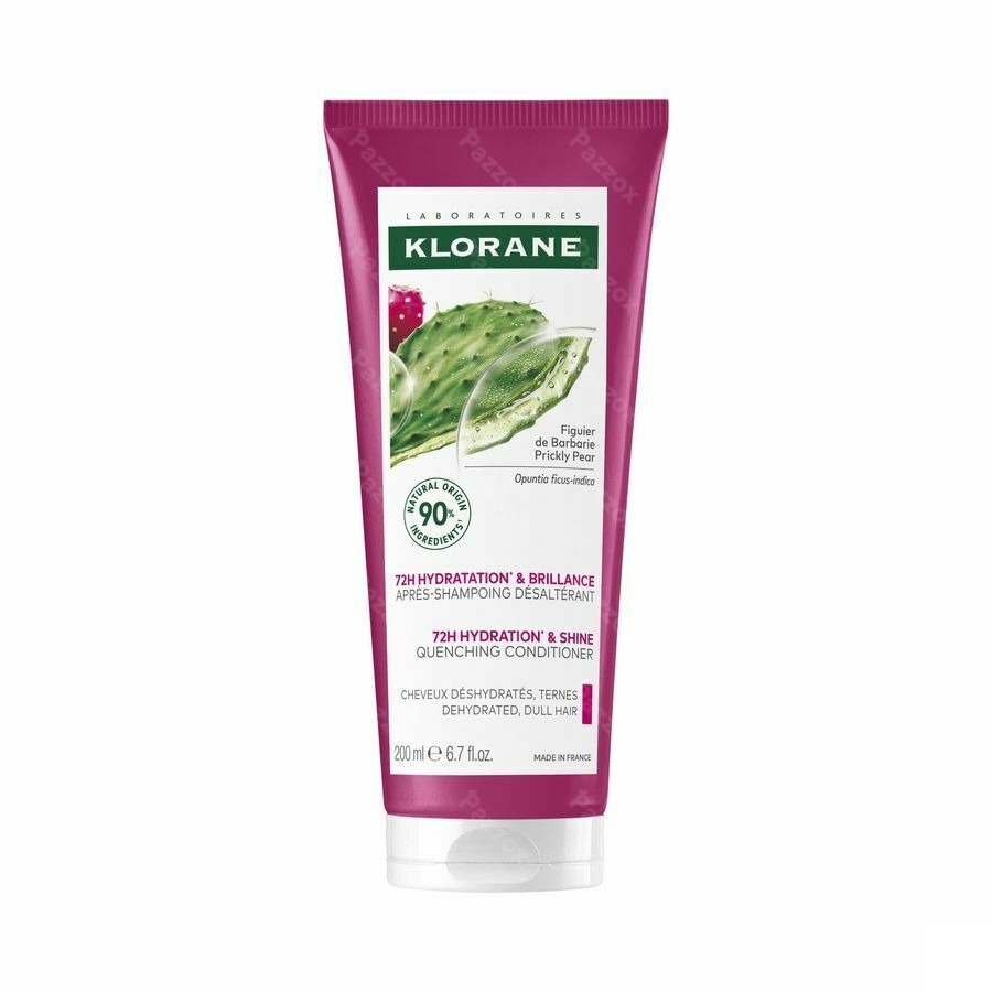 Klorane Hydratatie & Glans Dorstlessende Conditioner - met Cactusvijg 200 ml