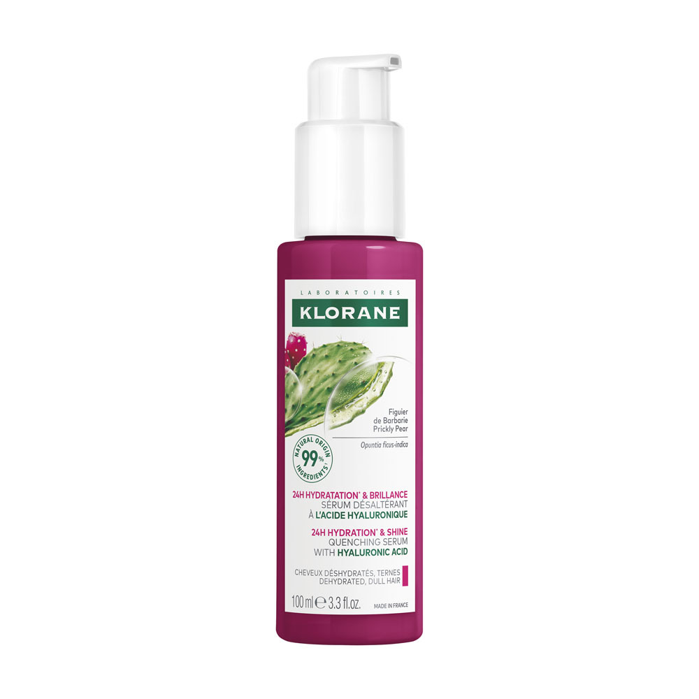 Klorane Hydratatie & Glans Dorstlessend Serum met Cactusvijg & Hyaluronzuur 100 ml