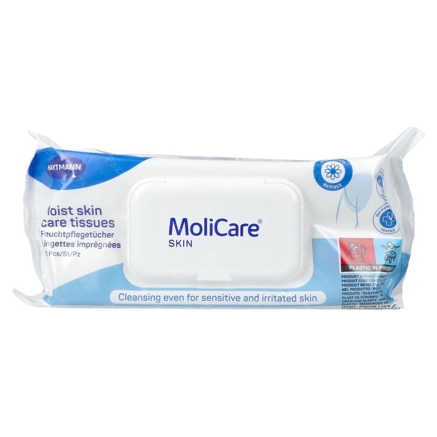 Molicare Skin Moist Care Tissues 50