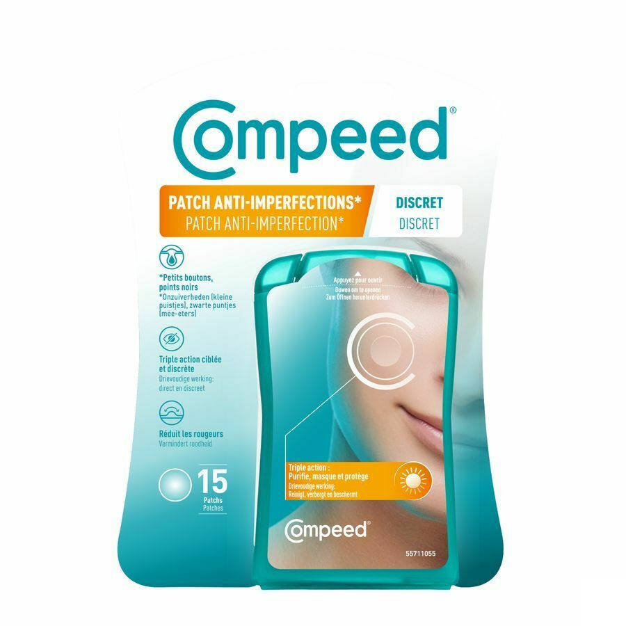 Compeed Anti Onzuiverheden 15 Discrete Patchs afbeelding