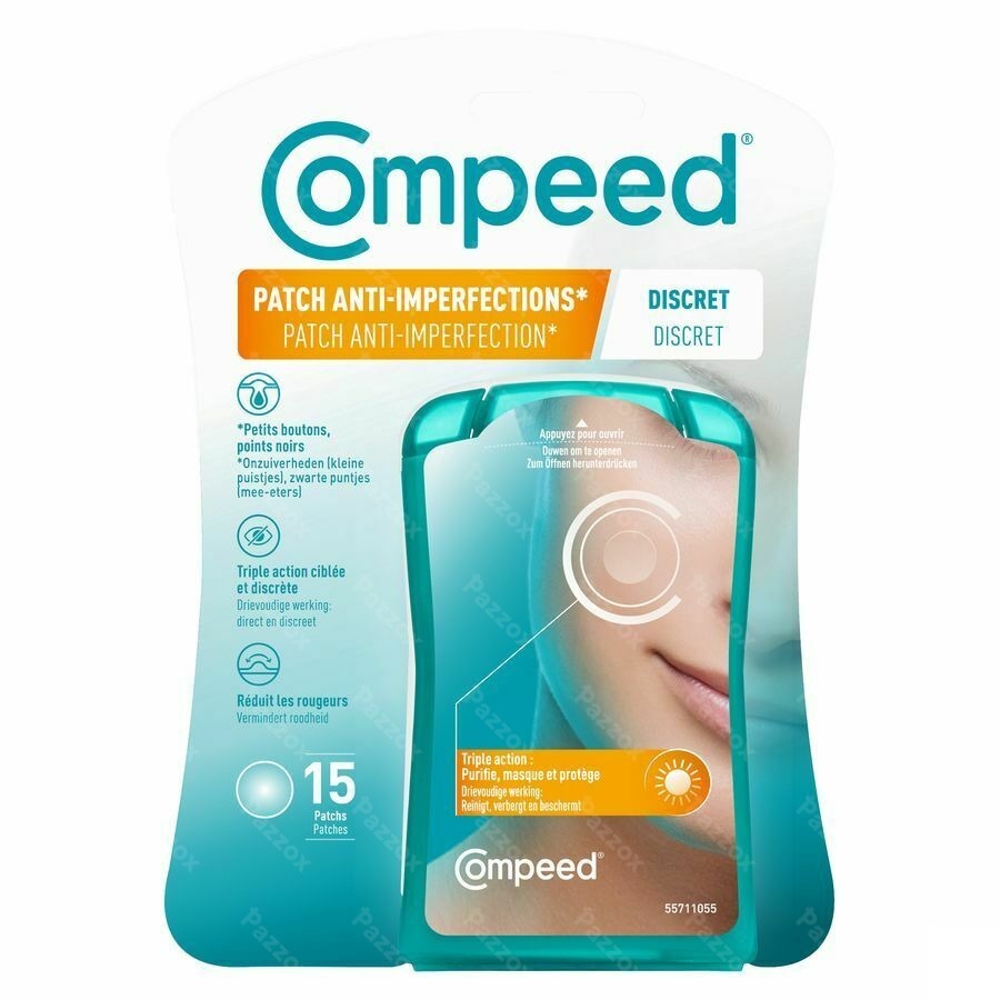 Compeed Anti Onzuiverheden 15 Discrete Patchs