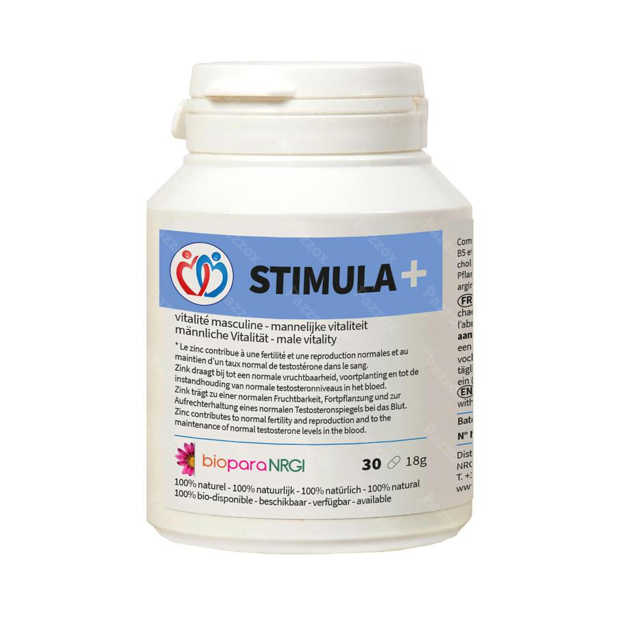 Stimula+ Mannelijke Vitaliteit 30 Capsules