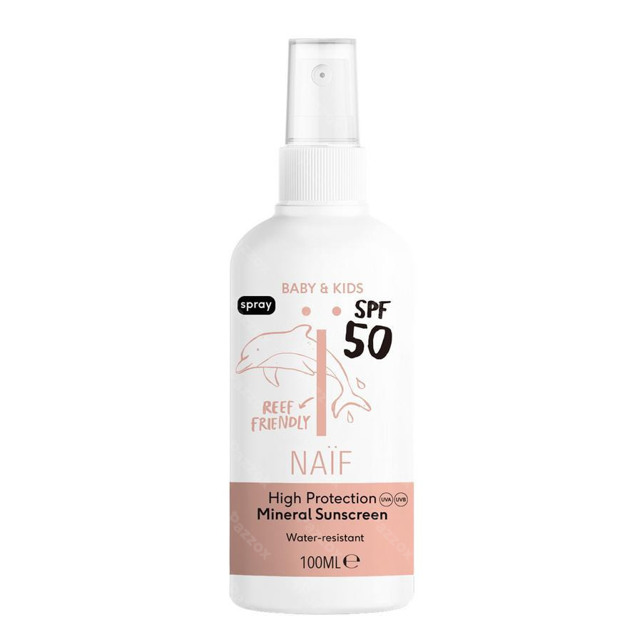 Naïf Baby & Kids Minerale Zonnebrandspray SPF50100ml