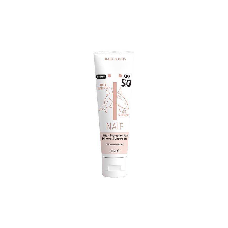 Naïf Zonnebrand Crème Baby&Kids SPF50 Zonder Parfum 100ml