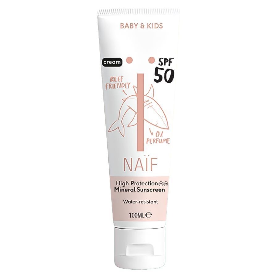 Naïf Zonnebrand Crème Baby&Kids SPF50 Zonder Parfum 100ml