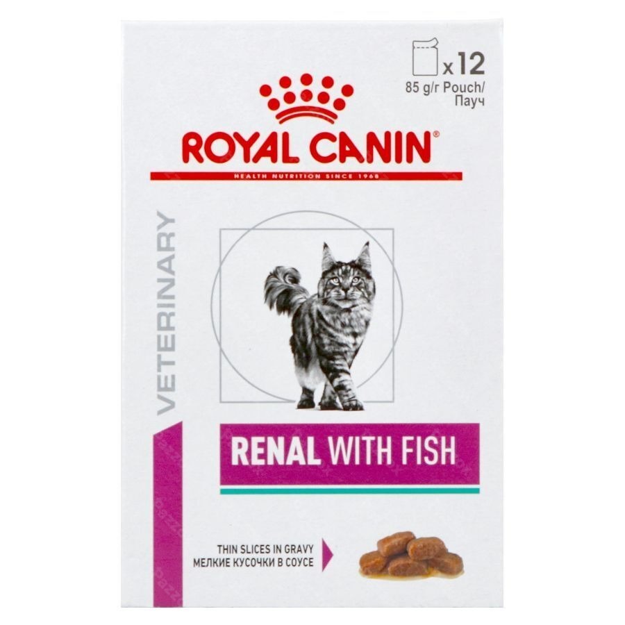 Royal Canin Cat Renal Fish Pouch Wet 12x85g