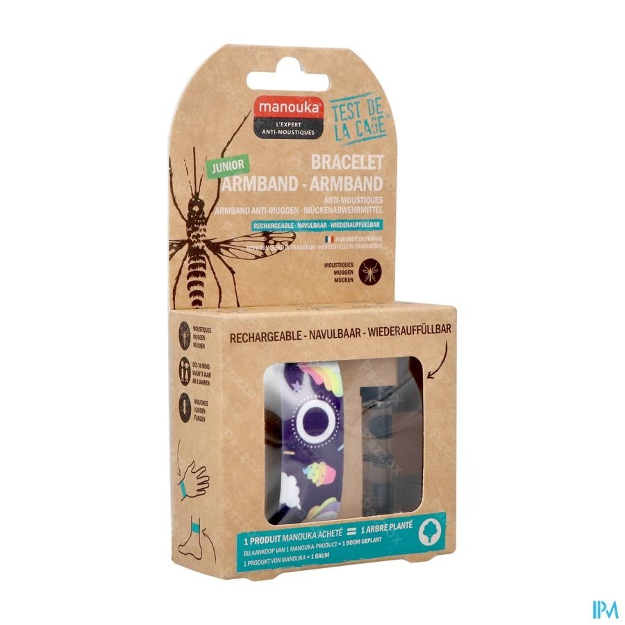 Manouka Armband Kids A/muggen Eenhoorn