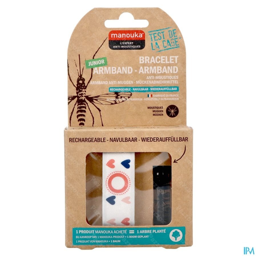 Manouka Armband Kids A/muggen Hart