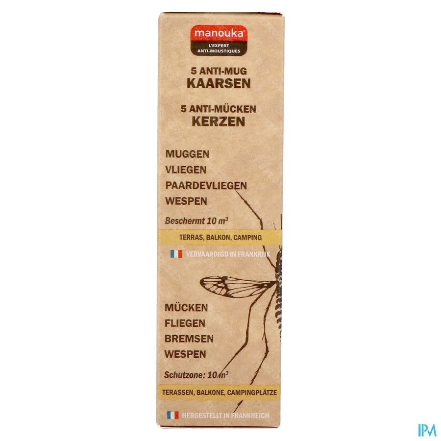 Manouka Anti-Muggen Kaars