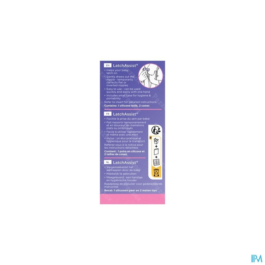 Lansinoh Latch Assist Tepelvormer 1