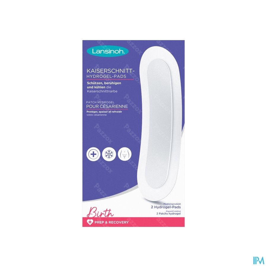 Lansinoh Hydrogel Keizersnede Patch 1