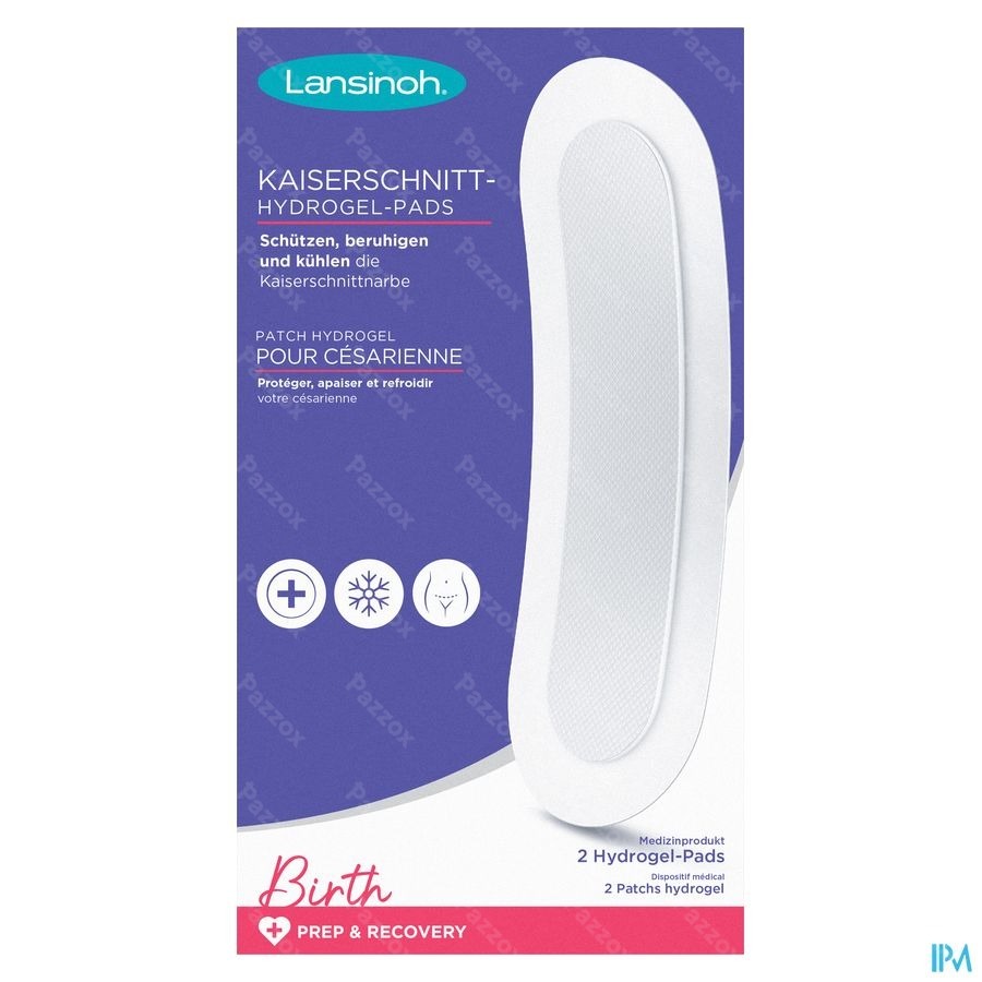 Lansinoh Hydrogel Keizersnede Patch 1
