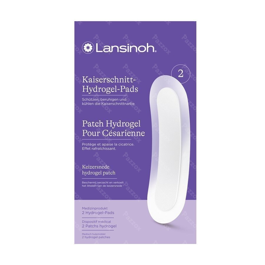 Lansinoh Hydrogel Keizersnede Patch 1