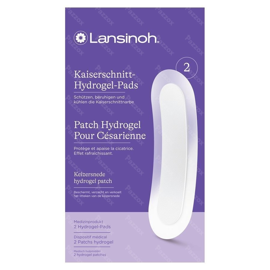 Lansinoh Hydrogel Keizersnede Patch 1