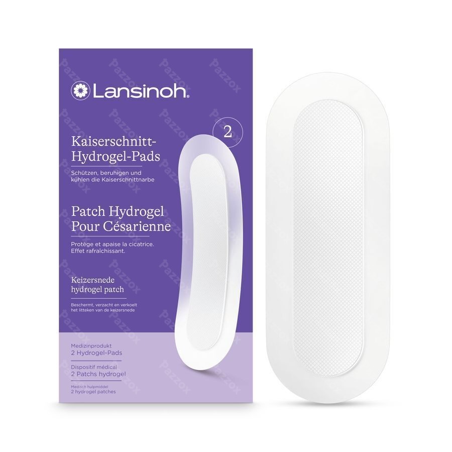 Lansinoh Hydrogel Keizersnede Patch 1