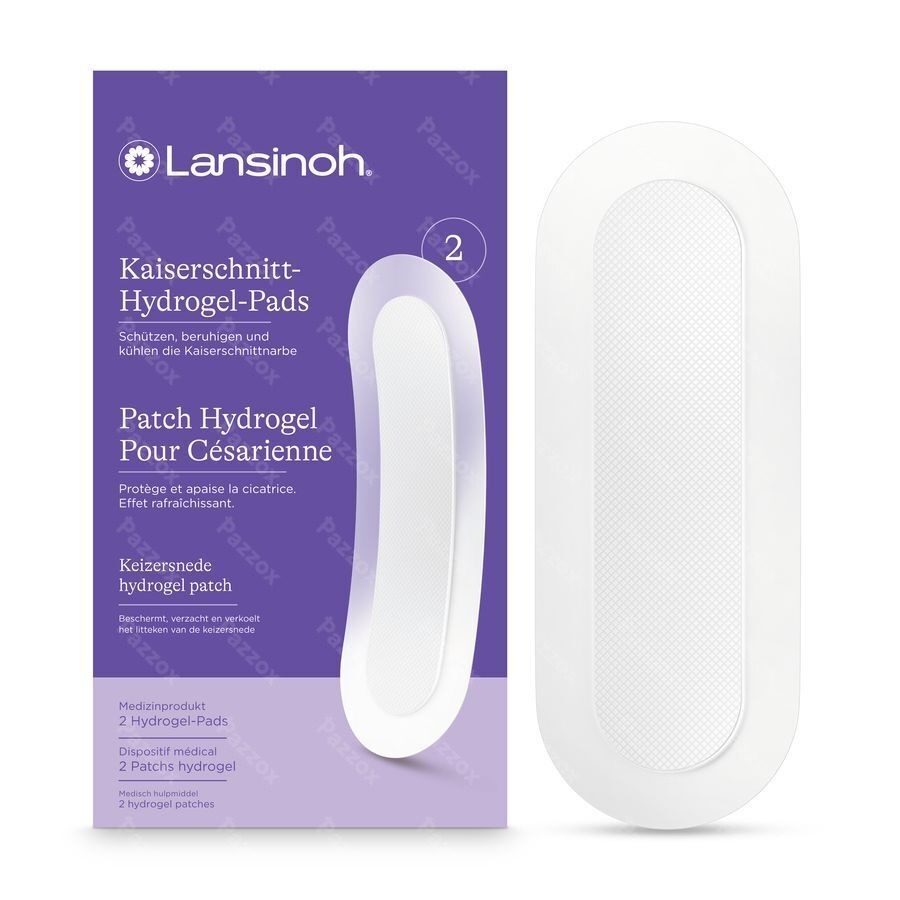 Lansinoh Hydrogel Keizersnede Patch 1
