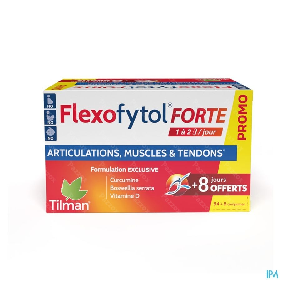 Flexofytol Forte Gewrichten, Spieren en Pezen 84 + 8 Gratis Tabletten