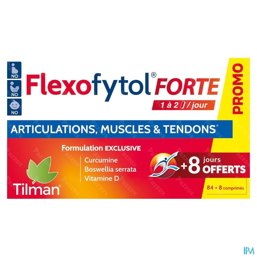 Flexofytol Forte Gewrichten, Spieren en Pezen 84 + 8 Gratis Tabletten