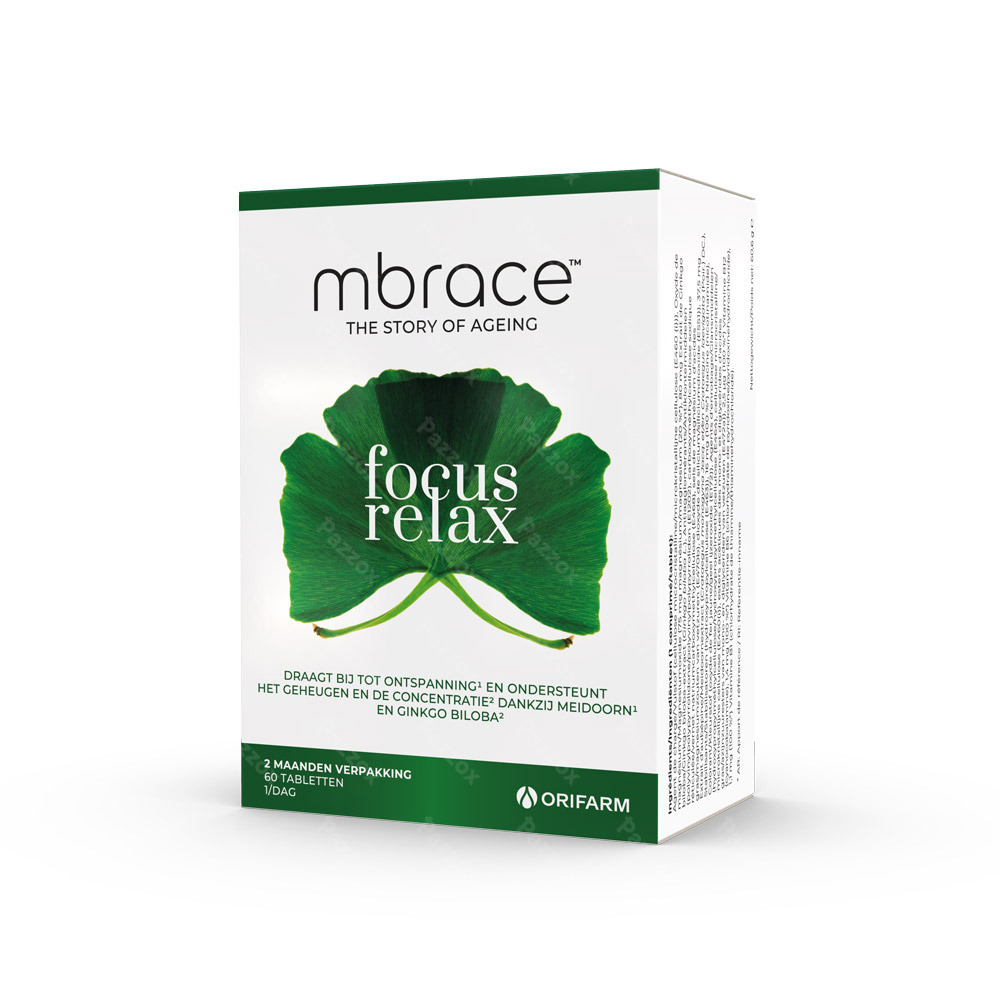Mbrace Focus & Relax 60 Tabletten