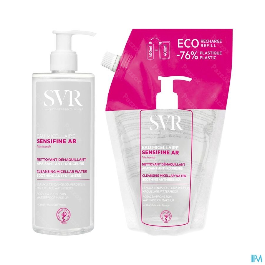 SVR Sensifine AR Micellair Water 400ml+ Navulling 400ml