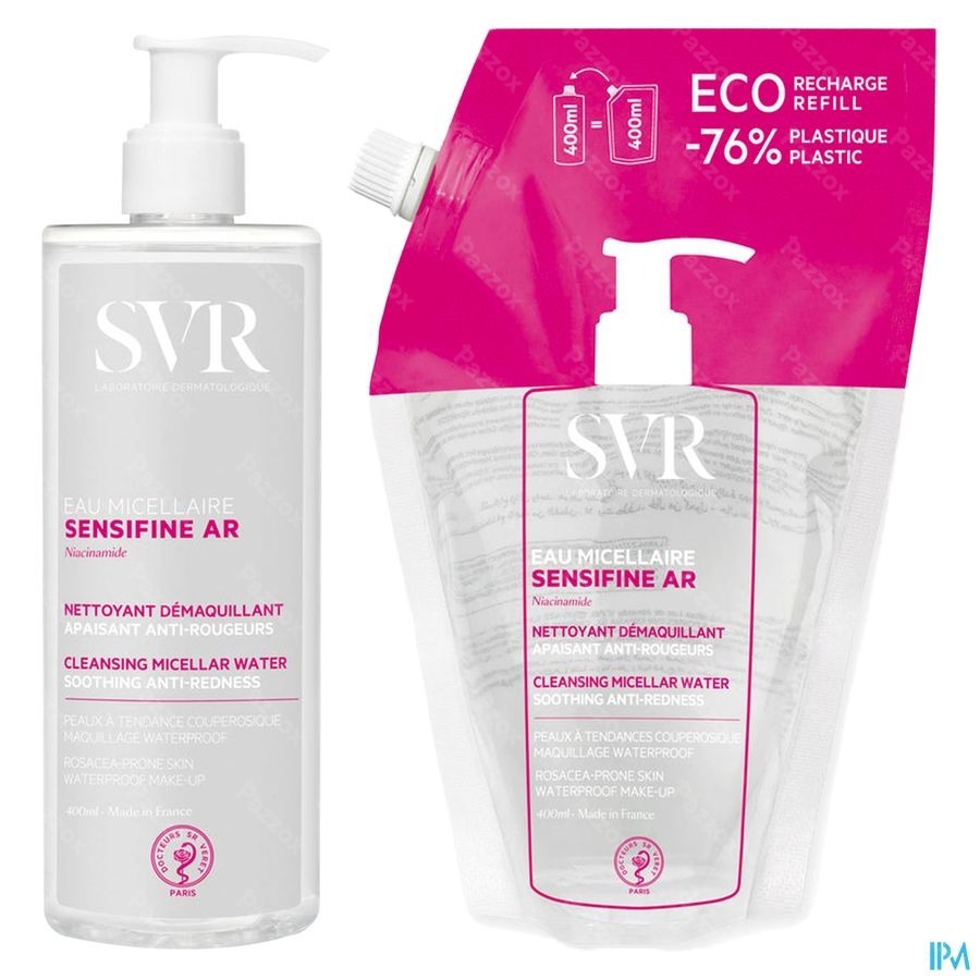 SVR Sensifine AR Micellair Water 400ml+ Navulling 400ml