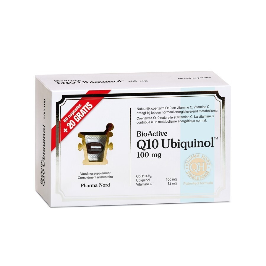 Bioactive Q10 100mg 60+20 Capsules