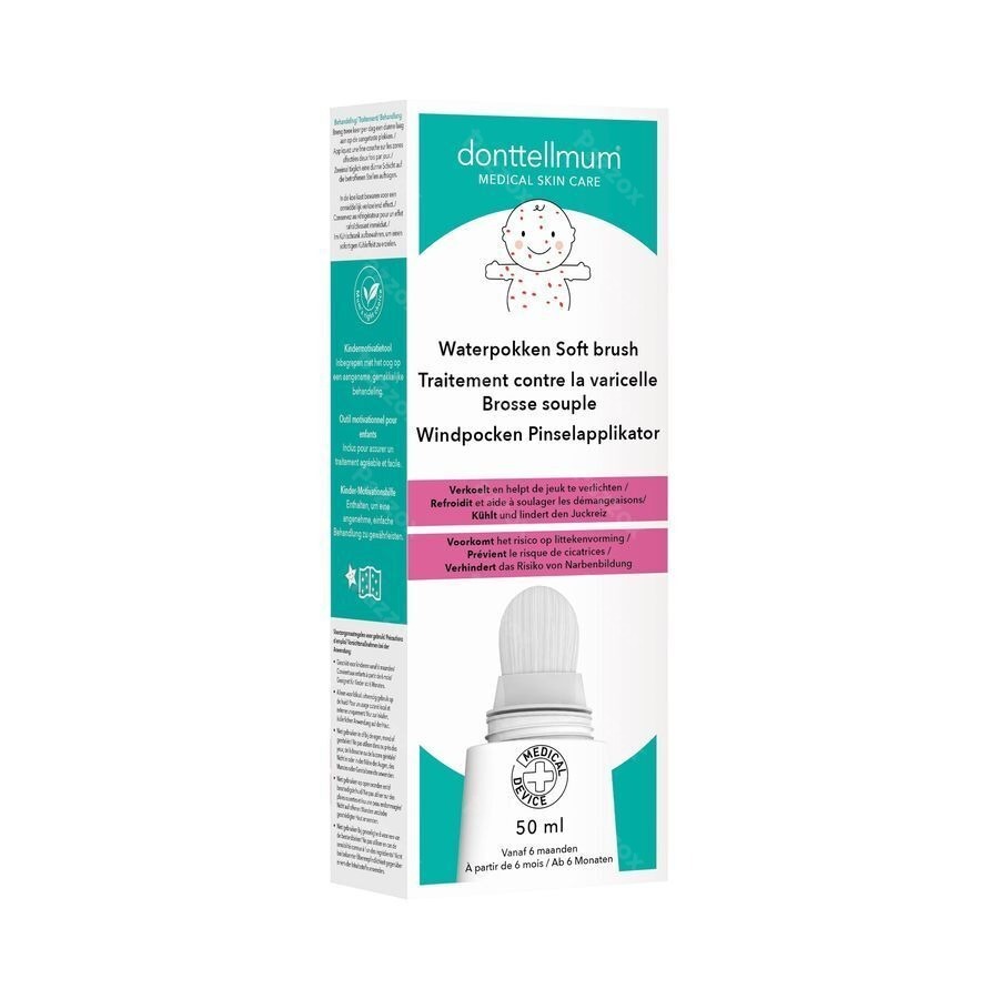Donttellmum Waterpokken Zachte Borstel 50ml