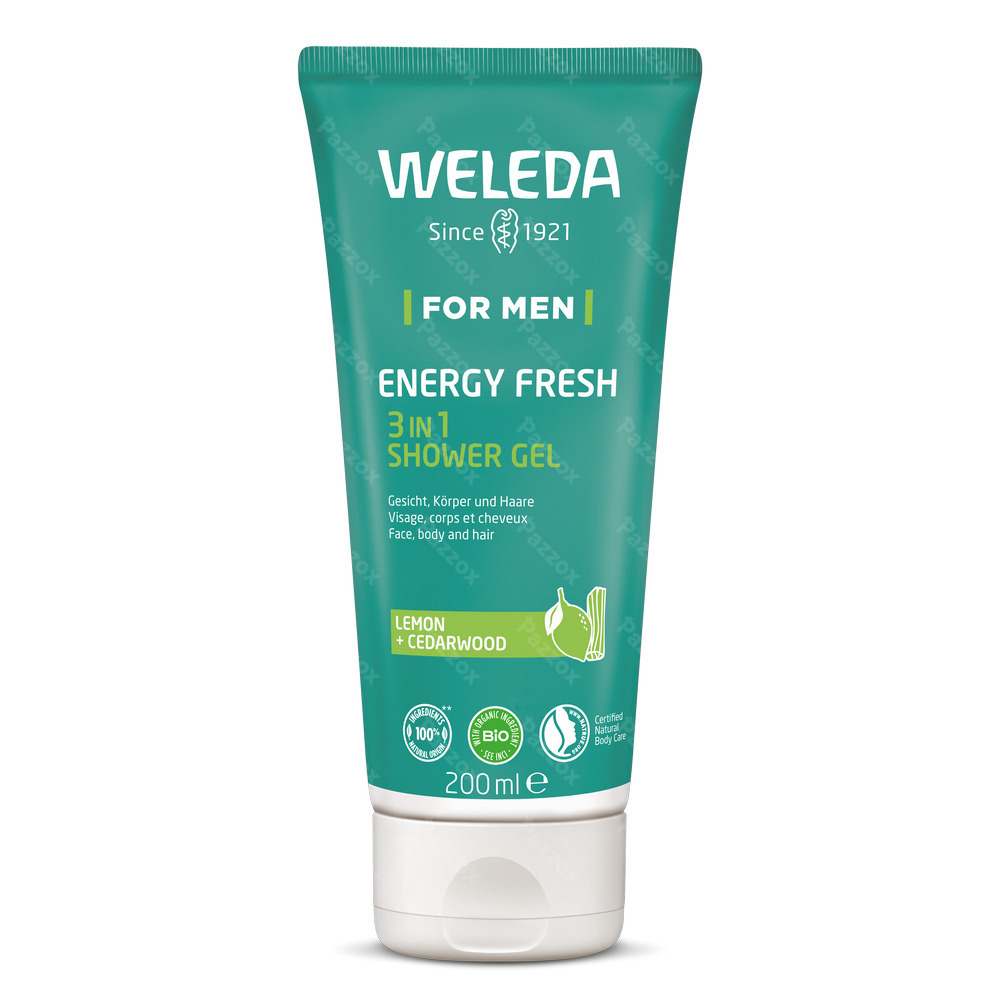 Weleda Men Energy Fresh 3-in-1 Douchegel 200ml