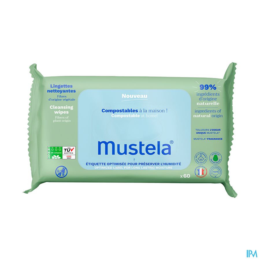 Mustela Reinigende Doekjes Geparfumeerd 60