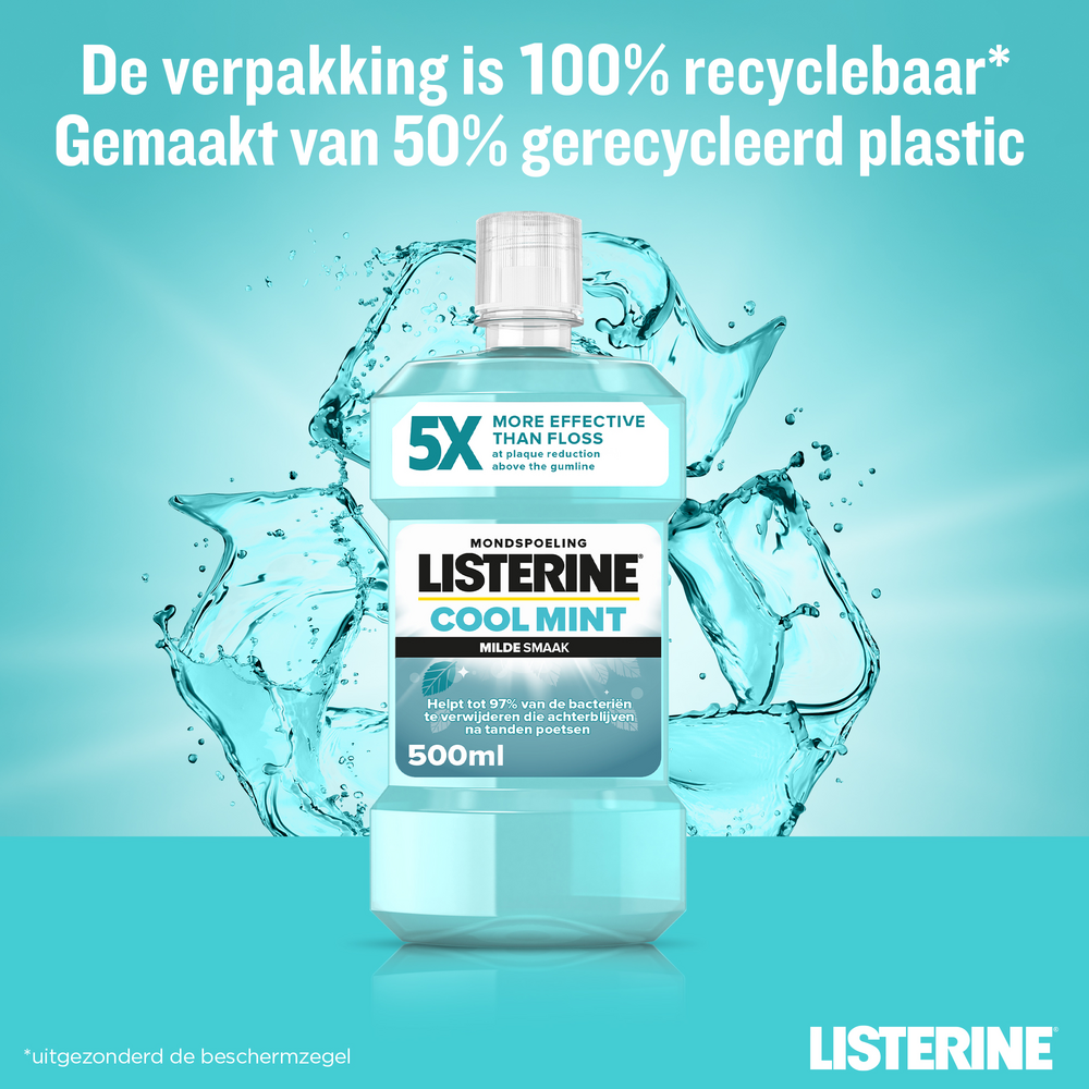 Listerine Coolmint Mild 500ml
