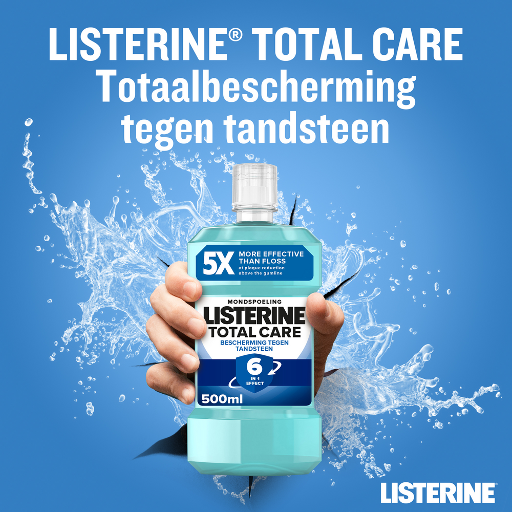 Listerine Total Care Bescherming Anti-Tandsteen 500ml