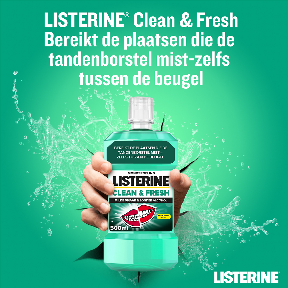 Listerine Clean & Fresh 500ml