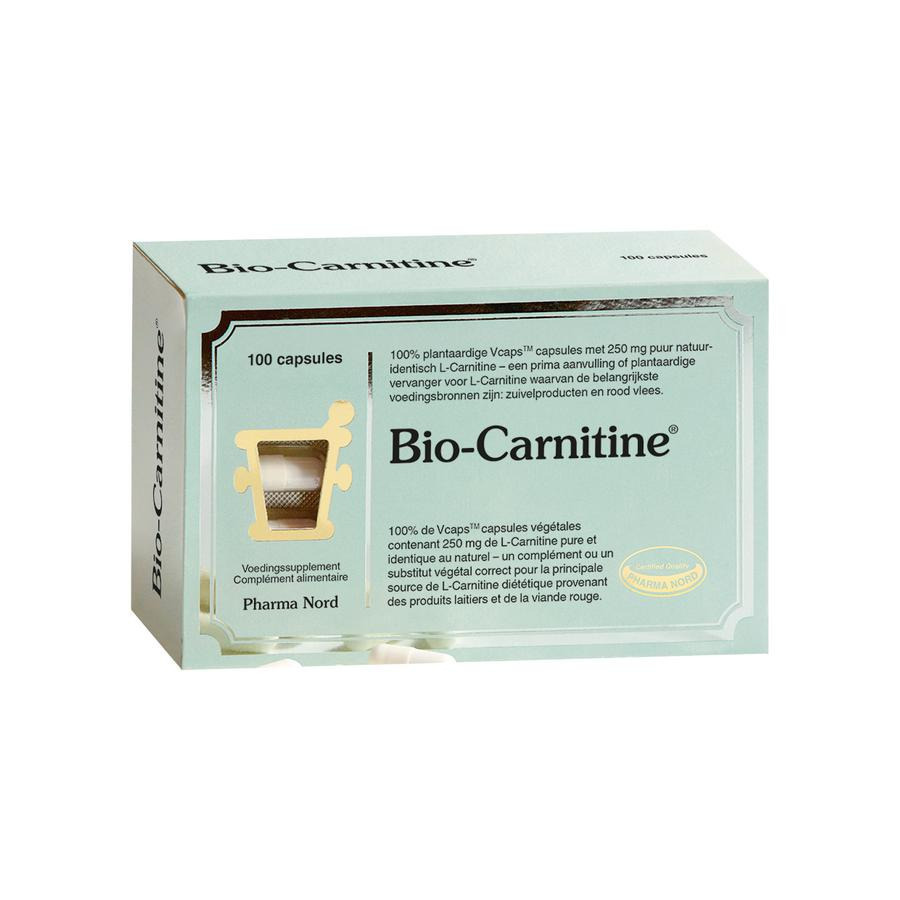 Bio-Carnitine 250mg 100 Plantaardige Capsules